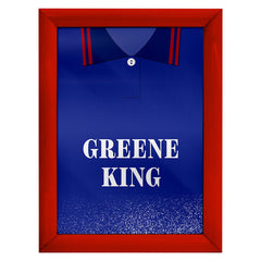 Ipswich Retro 1996 Home Retro Shirt - A4 Personalised Metal Sign Plaque - Frame Options Available