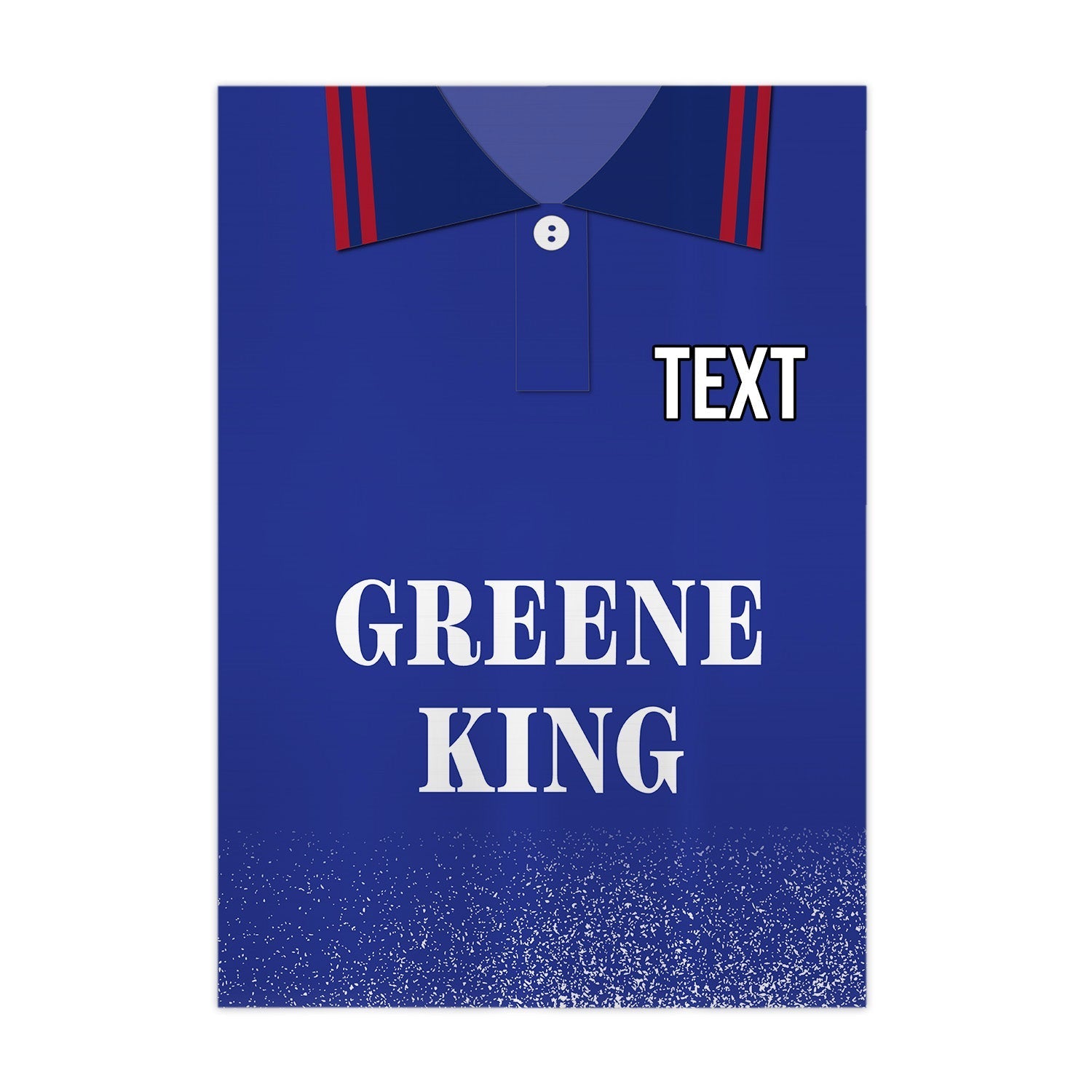 Ipswich Retro 1996 Home Retro Shirt - A4 Personalised Metal Sign Plaque - Frame Options Available