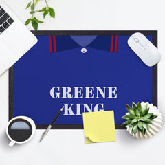 Ipswich 1996 Home Shirt - Personalised Retro Door Mat - 60cm x 40cm
