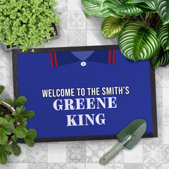 Ipswich 1996 Home Shirt - Personalised Retro Door Mat - 60cm x 40cm