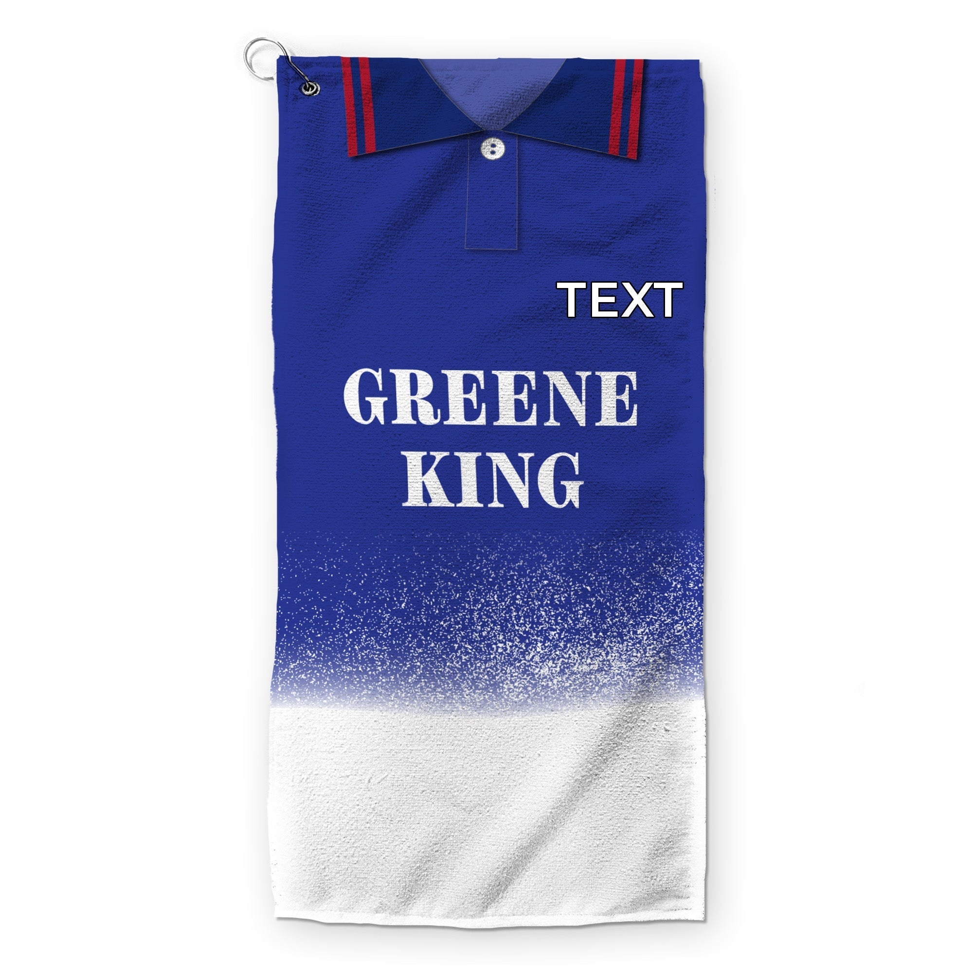 Ipswich Town 1996 Home Shirt - Retro Lightweight, Microfibre Golf Towel