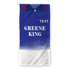 Ipswich Town 1996 Home Shirt - Retro Lightweight, Microfibre Golf Towel