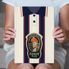 Ipswich Retro 1997 Away Retro Shirt - A4 Personalised Metal Sign Plaque - Frame Options Available