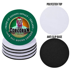 Ireland Rugby League Corcoran - Coaster - Circle or Square