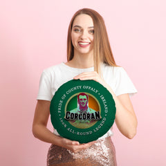 Ireland Rugby League Corcoran  - Legend Collection - Circle Cushion 14inch