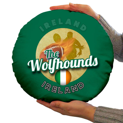 Ireland Rugby League Wolfhounds  - Legend Collection - Circle Cushion 14inch