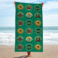 Ireland Rugby Union - Legend Collection - Beach Towel