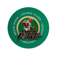 Ireland Rugby Union Potato - Coaster - Circle or Square