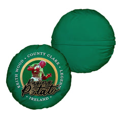 Ireland Rugby Union Potato  - Legend Collection - Circle Cushion 14inch