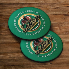 Ireland Rugby Union Sexton - Coaster - Circle or Square