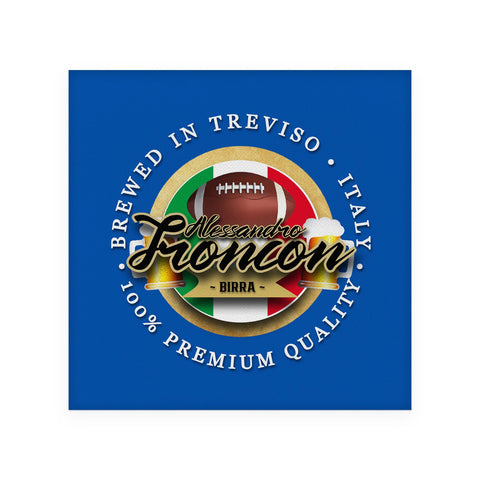 Italy Rugby Union Troncon - Coaster - Circle or Square