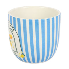 Blue Striped La Dolce Vita Plant Pot