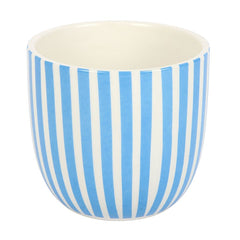 Blue Striped La Dolce Vita Plant Pot