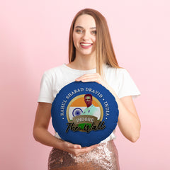 India Rahul Dravid  - Legend Collection - Circle Cushion 14inch