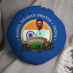 India Rahul Dravid  - Legend Collection - Circle Cushion 14inch