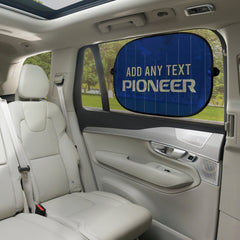 Ipswich 1981 Home Shirt - Personalised Retro Football Car Sun Shade - Set of 2