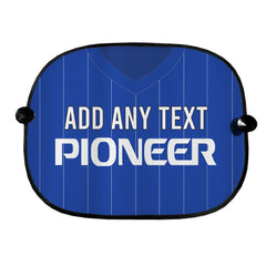 Ipswich 1981 Home Shirt - Personalised Retro Football Car Sun Shade - Set of 2