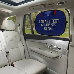 Ipswich 1996 Home Shirt - Personalised Retro Football Car Sun Shade - Set of 2