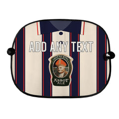 Ipswich 1997 Away Shirt - Personalised Retro Football Car Sun Shade - Set of 2