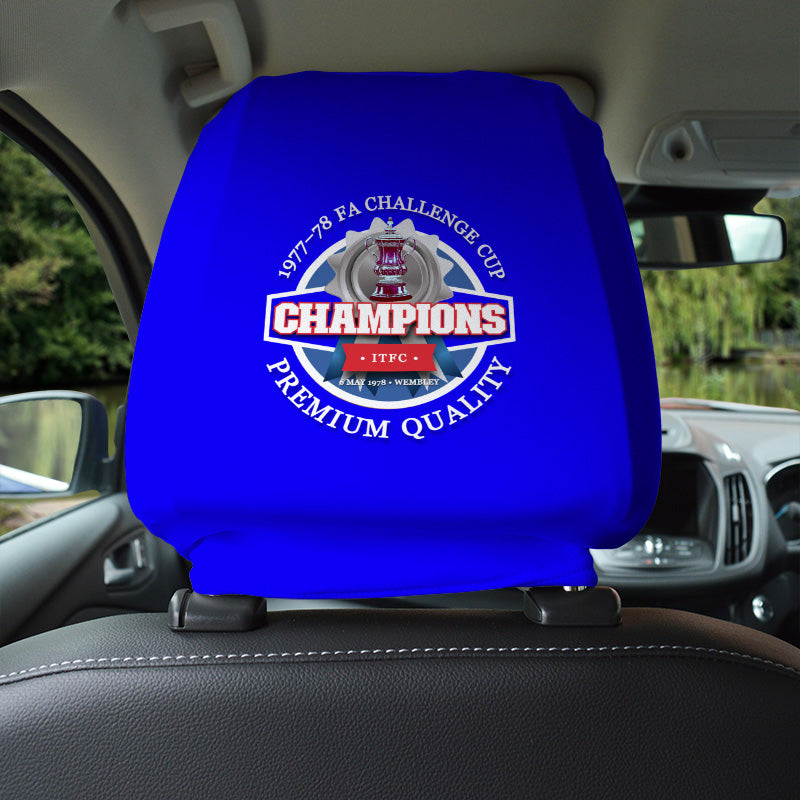 Ipswich FA Cup - Football Legends - Headrest Cover