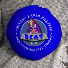 Ipswich Kevin Beattie - Football Legends - Circle Cushion 14inch