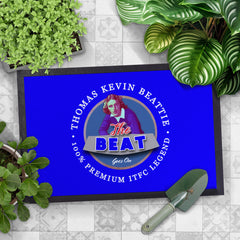 Ipswich Kevin Beattie  - Football Legends - Door Mat -60cm X 40cm