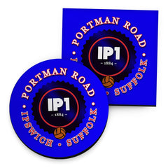 Ipswich Portman Road - Football Coaster - Square Or Circle