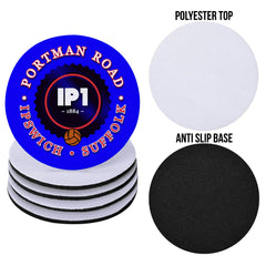 Ipswich Portman Road - Football Coaster - Square Or Circle