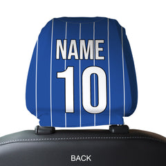 Ipswich Retro 1981 Home Shirt - Retro Football Shirt - Pack of 2 - Car Seat Headrest Covers