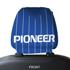 Ipswich Retro 1981 Home Shirt - Retro Football Shirt - Pack of 2 - Car Seat Headrest Covers
