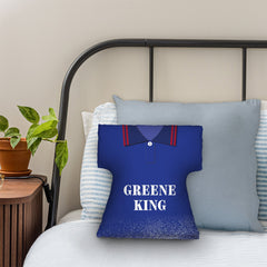 Ipswich Retro 1996 Home Shirt - Personalised Retro Shirt Cushion