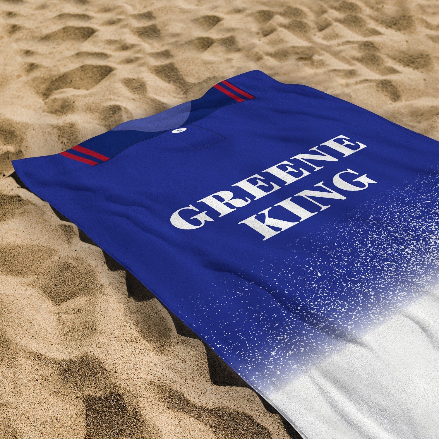 Ipswich Retro 1996 Home Shirt - Personalised Lightweight, Microfibre Retro Beach Towel - 150cm x 75cm