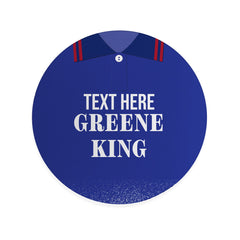 Ipswich 1996 Home Shirt - Personalised Drink Coaster - Square Or Circle
