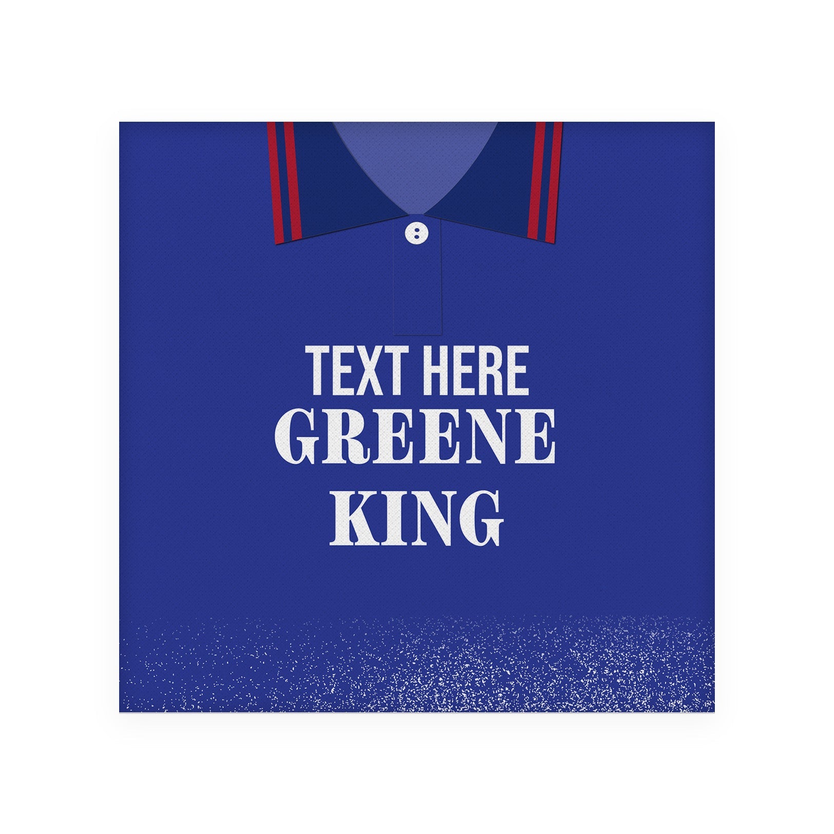Ipswich 1996 Home Shirt - Personalised Drink Coaster - Square Or Circle