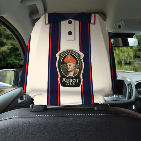 Ipswich Retro 1997 Away Shirt - Retro Football Shirt - Pack of 2 - Car Seat Headrest Covers
