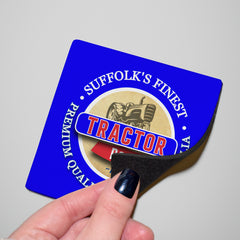 Ipswich Tractor Boy - Football Coaster - Square Or Circle