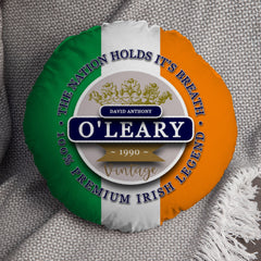 Ireland O'Leary  - Legend Collection - Circle Cushion 14inch