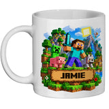 Personalised Video Gamer Mug. Customised Cup With Any Name