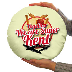 Kent Cricket Super  - Legend Collection - Circle Cushion 14inch