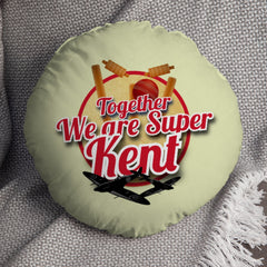 Kent Cricket Super  - Legend Collection - Circle Cushion 14inch