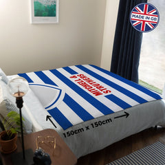 Kilmarnock 1985 Home - Personalised Retro Fleece Blanket 150cm X 150cm