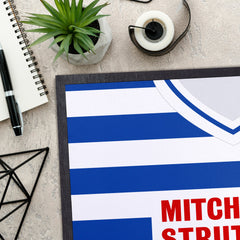 Kilmarnock 1985 Home Shirt - Personalised Retro Door Mat - 60cm x 40cm