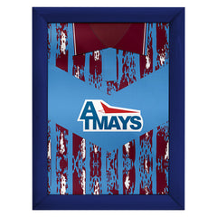 Kilmarnock 1993 Away Shirt - A4 Personalised Metal Sign Plaque - Frame Options Available