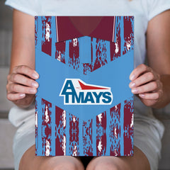 Kilmarnock 1993 Away Shirt - A4 Personalised Metal Sign Plaque