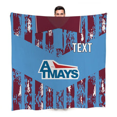 Kilmarnock 1993 Away - Personalised Retro Fleece Blanket 150cm X 150cm
