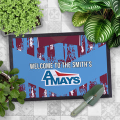 Kilmarnock 1993 Away Shirt - Personalised Retro Door Mat - 60cm x 40cm