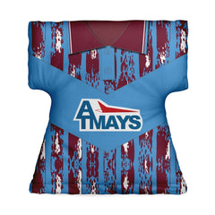 Kilmarnock 1993 Away Shirt - Personalised Retro Shirt Cushion