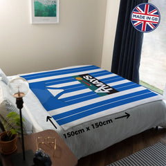 Kilmarnock 1997 Home - Personalised Retro Fleece Blanket 150cm X 150cm