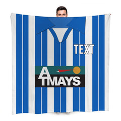 Kilmarnock 1997 Home - Personalised Retro Fleece Blanket 150cm X 150cm