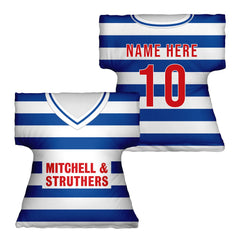 Kilmarnock 1985 Home Shirt - Personalised Retro Shirt Cushion